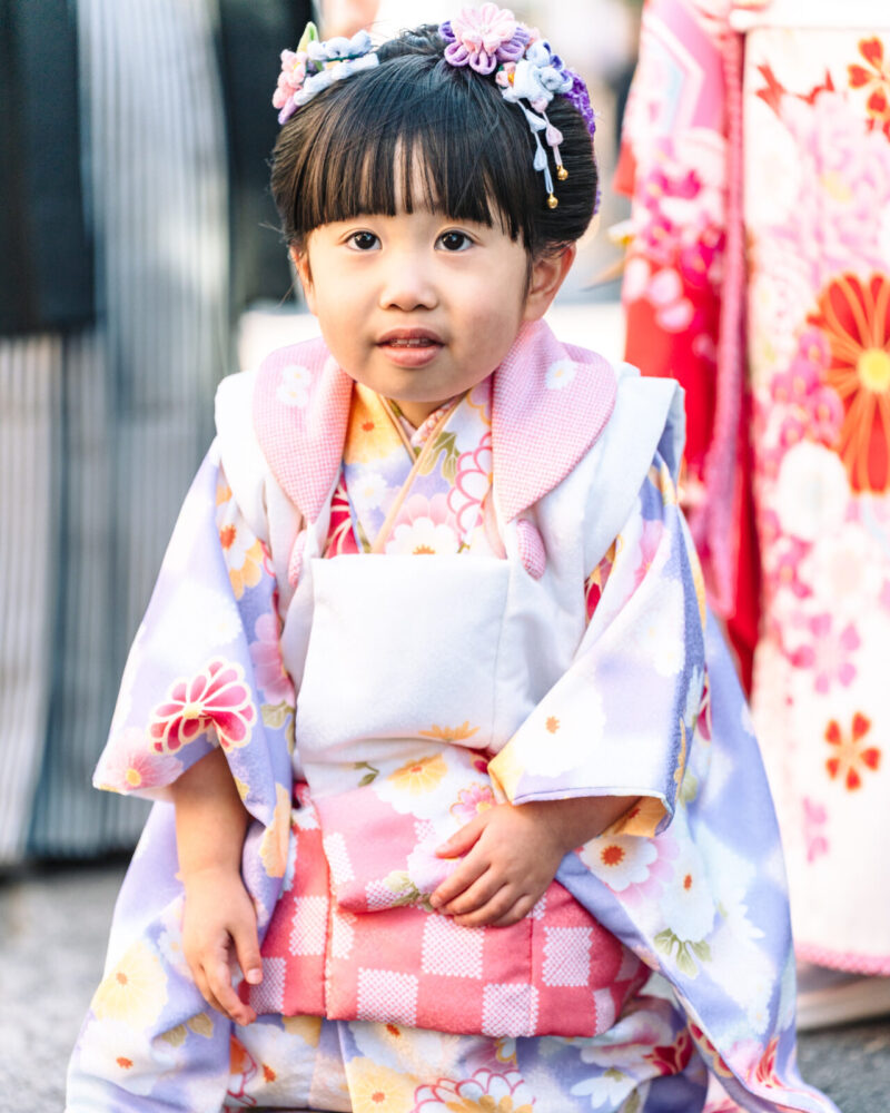 3歳　女の子　被布 予約番号JH025